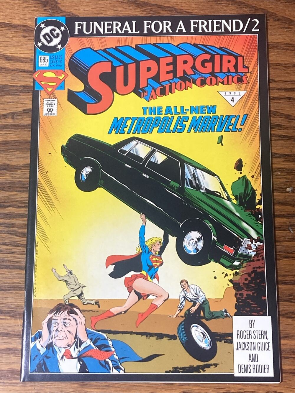 DC Comics - Supergirl In Action Comics #685 - Funeral For A Friend